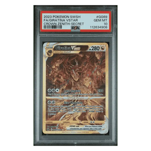 Full Art Giratina VSTAR PSA 10 2023 Pokemon Sword & Shield Crown Zenith Secret Card #GG69