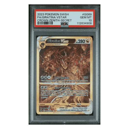 Full Art Giratina VSTAR PSA 10 2023 Pokemon Sword & Shield Crown Zenith Secret Card #GG69