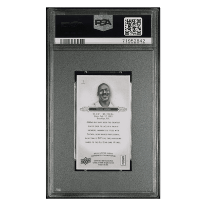 Michael Jordan PSA 10 2018 Upper Deck Goodwin Champs Mini Card #1