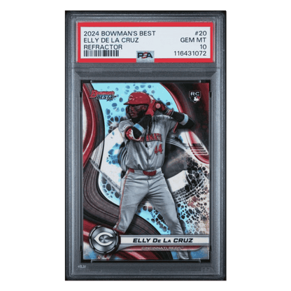 Elly De La Cruz PSA 10 2024 Bowman's Best Refractor Rookie RC Card #20