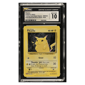 Pikachu CGC 10 2023 Pokemon Charizard & Ho-Oh ex Deck - Holo Card #008/034