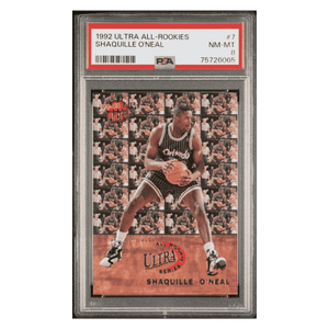 Shaquille O'Neal PSA 8 1992 Fleer Ultra All - Rookies Card #7