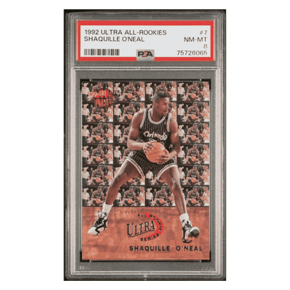 Shaquille O'Neal PSA 8 1992 Fleer Ultra All - Rookies Card #7