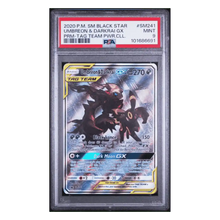 Umbreon & Darkrai GX PSA 9 2020 Pokemon Sun & Moon Black Star Promo - Tag Team Powers Collection Card #SM241