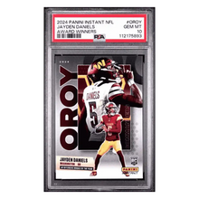 Jayden Daniels PSA 10 2024 Panini Instant NFL Awards Winners Rookie RC Card #OROY