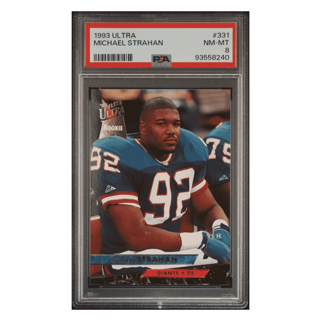 Michael Strahan PSA 8 1993 Fleer Ultra Card #331