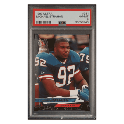 Michael Strahan PSA 8 1993 Fleer Ultra Card #331