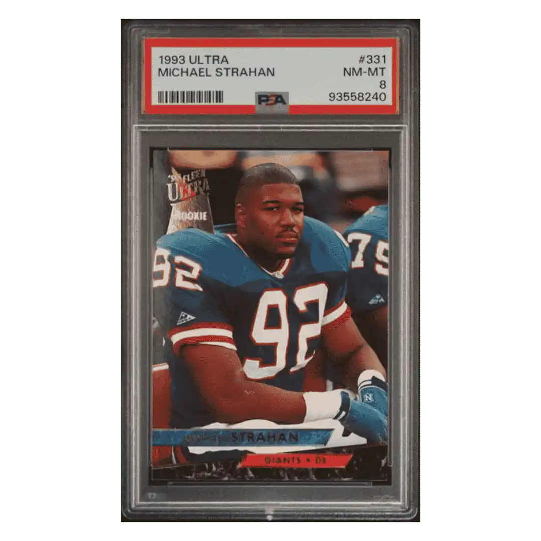 Michael Strahan PSA 8 1993 Fleer Ultra Card #331
