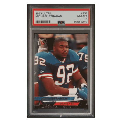 Michael Strahan PSA 8 1993 Fleer Ultra Card #331