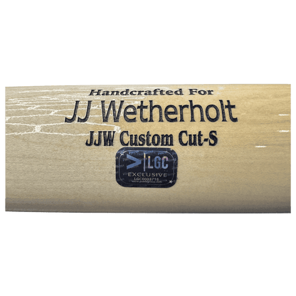 JJ Wetherholt St Louis Cardinals Autographed Marucci JJW Custom Cut-S Bat - COA