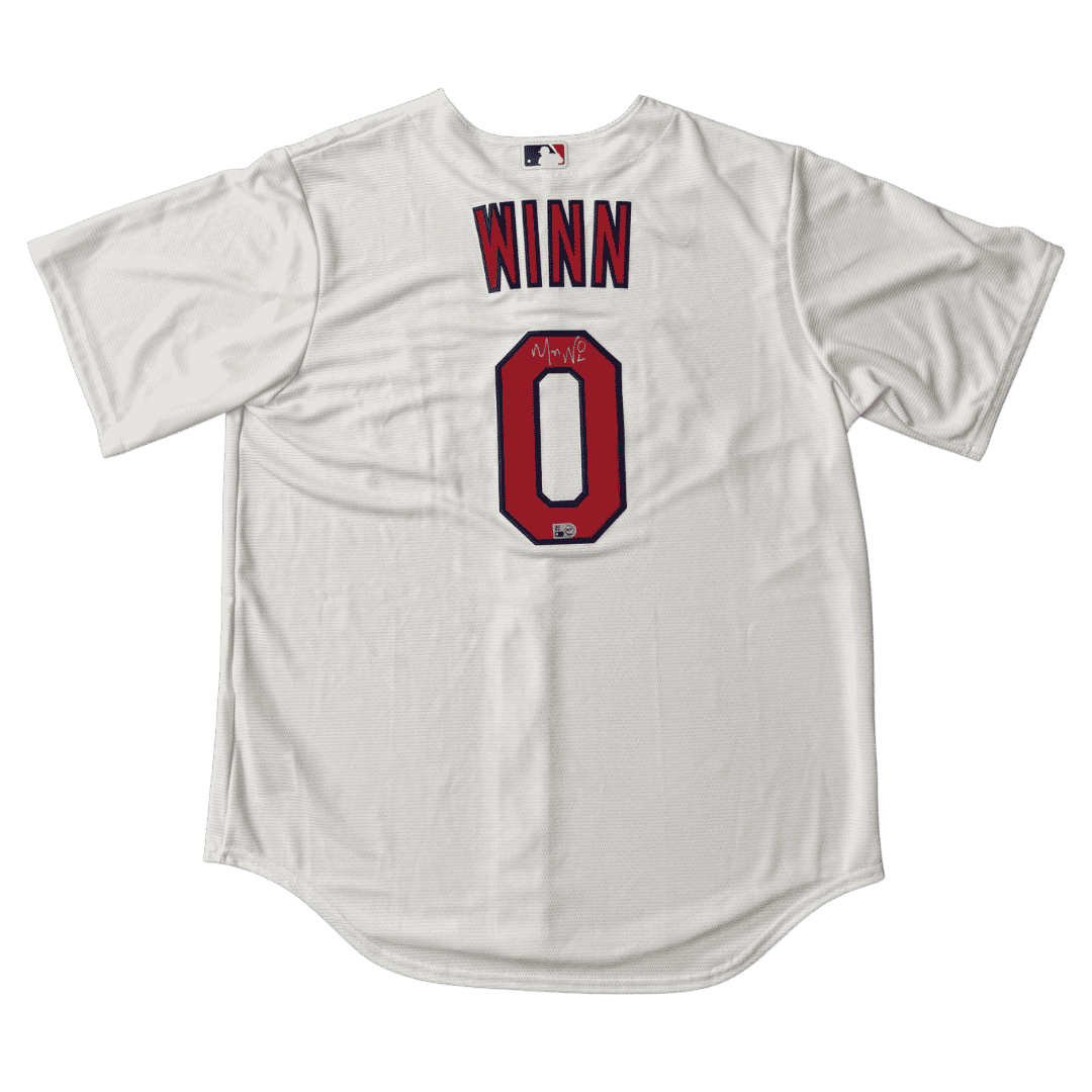Masyn Winn St Louis Cardinals Autographed Home Jersey - MLB COA