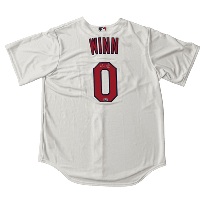 Masyn Winn St Louis Cardinals Autographed Home Jersey - MLB COA