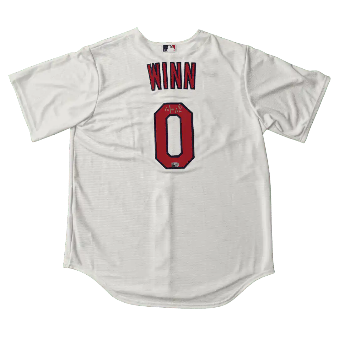 Masyn Winn St Louis Cardinals Autographed Home Jersey - MLB COA