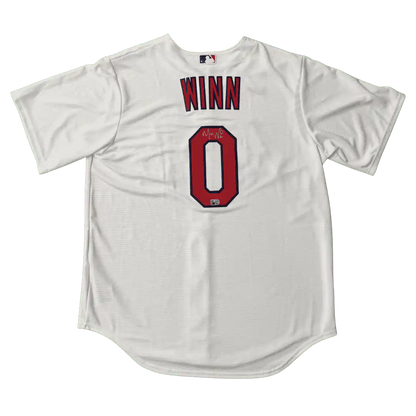Masyn Winn St Louis Cardinals Autographed Home Jersey - MLB COA