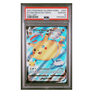 Flying Pikachu VMAX PSA 10 2021 Pokemon Celebrations Full Art Card #007