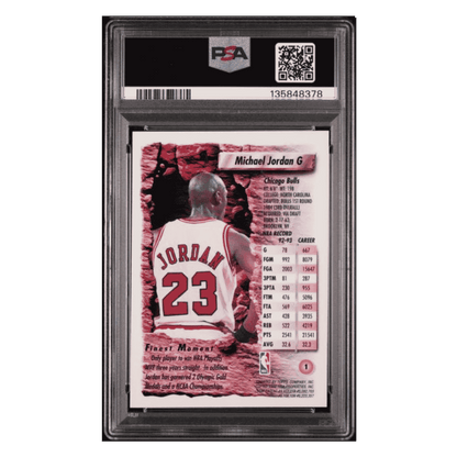 Michael Jordan PSA 6 1993 Topps Finest Card #1