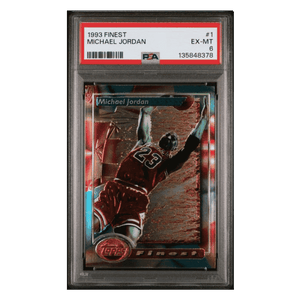 Michael Jordan PSA 6 1993 Topps Finest Card #1