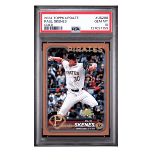 Paul Skenes PSA 10 2024 Topps Update Gold Rookie RC #d/ 2024 Card #US288