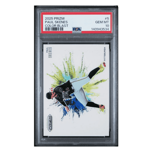 Paul Skenes PSA 10 2025 Panini Prizm Color Blast Card #5