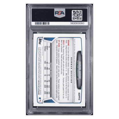 Aaron Judge PSA 9 2013 Bowman Chrome Draft Picks & Prospects Card #BDPP19