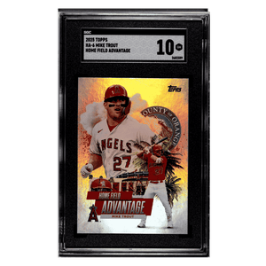 Mike Trout SGC 10 2025 Topps Home Field Advantage Case Hit Card #HA-6