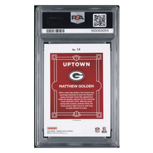 Matthew Golden PSA 8 2025 Panini Donruss Optic Uptown Rookie RC Card #14