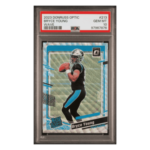 Bryce Young PSA 10 2023 Panini Donruss Optic Wave Rated Rookie #d/ 300 Card #213