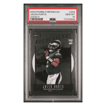 Jalen Hurts PSA 10 2020 Panini Chronicles Legacy Rookie RC Card #204