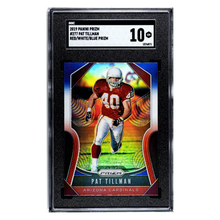 Pat Tillman SGC 10 2019 Panini Prizm Red/ White/ Blue Prizm Card #277