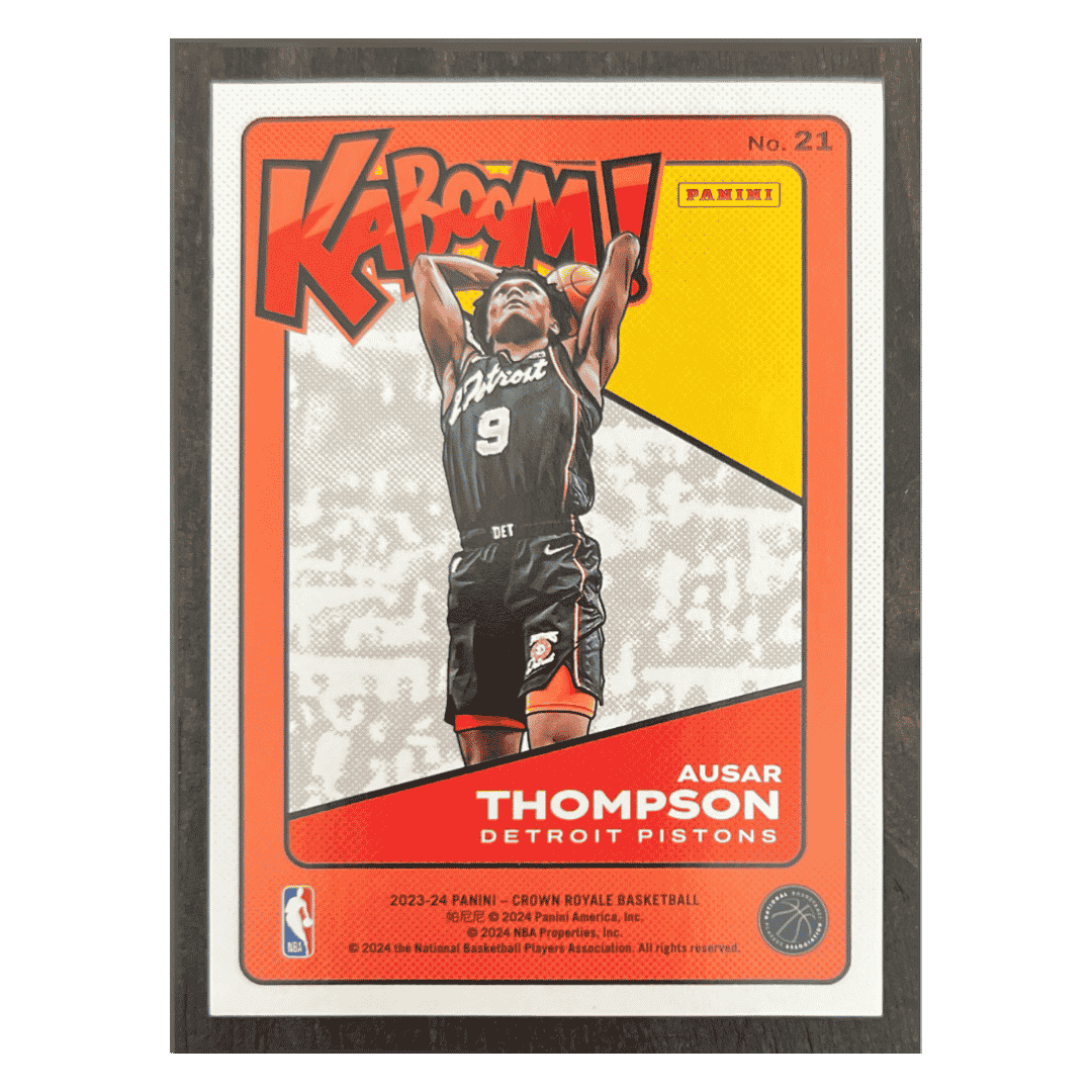 Ausar Thompson 2023-24 Panini Crown Royale Kaboom! Rookie RC Card #21
