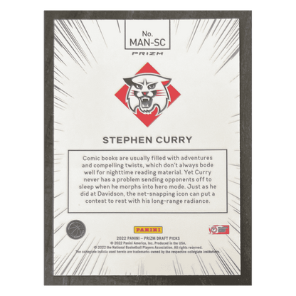 Steph Curry 2022-23 Panini Prizm Draft Picks Manga Card #MAN-SC