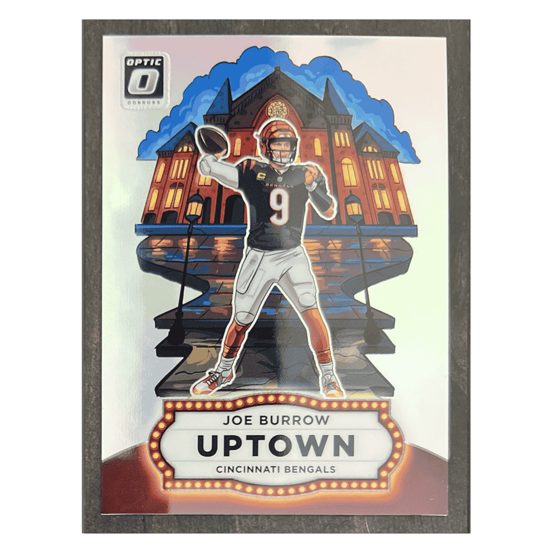Joe Burrow 2025 Panini Donruss Optic Uptown Card #12