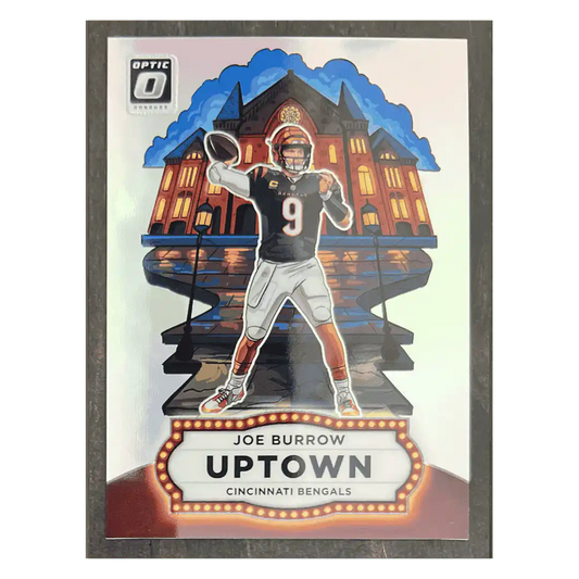 Joe Burrow 2025 Panini Donruss Optic Uptown Card #12