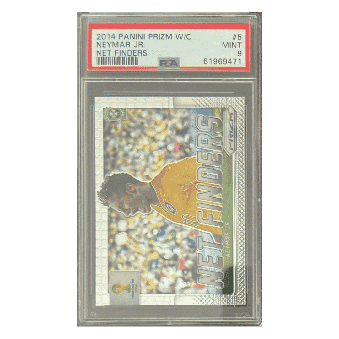 Neymar Jr PSA 9 2014 Panini Prizm World Cup Net Finders Card #5