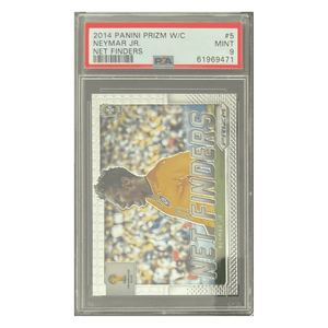 Neymar Jr PSA 9 2014 Panini Prizm World Cup Net Finders Card #5