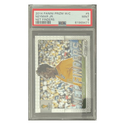 Neymar Jr PSA 9 2014 Panini Prizm World Cup Net Finders Card #5