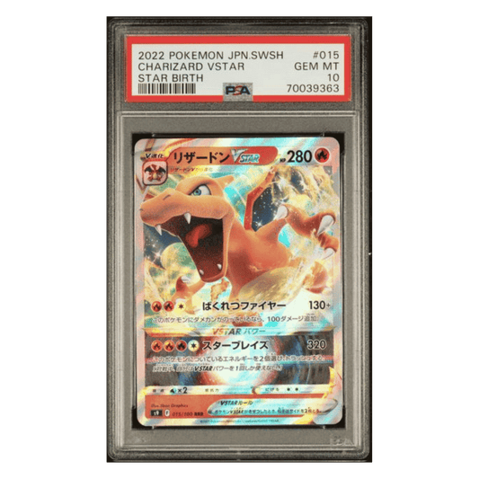 Charizard VSTAR PSA 10 2022 Pokemon Japanese Sword & Shield Star Birth Card #015