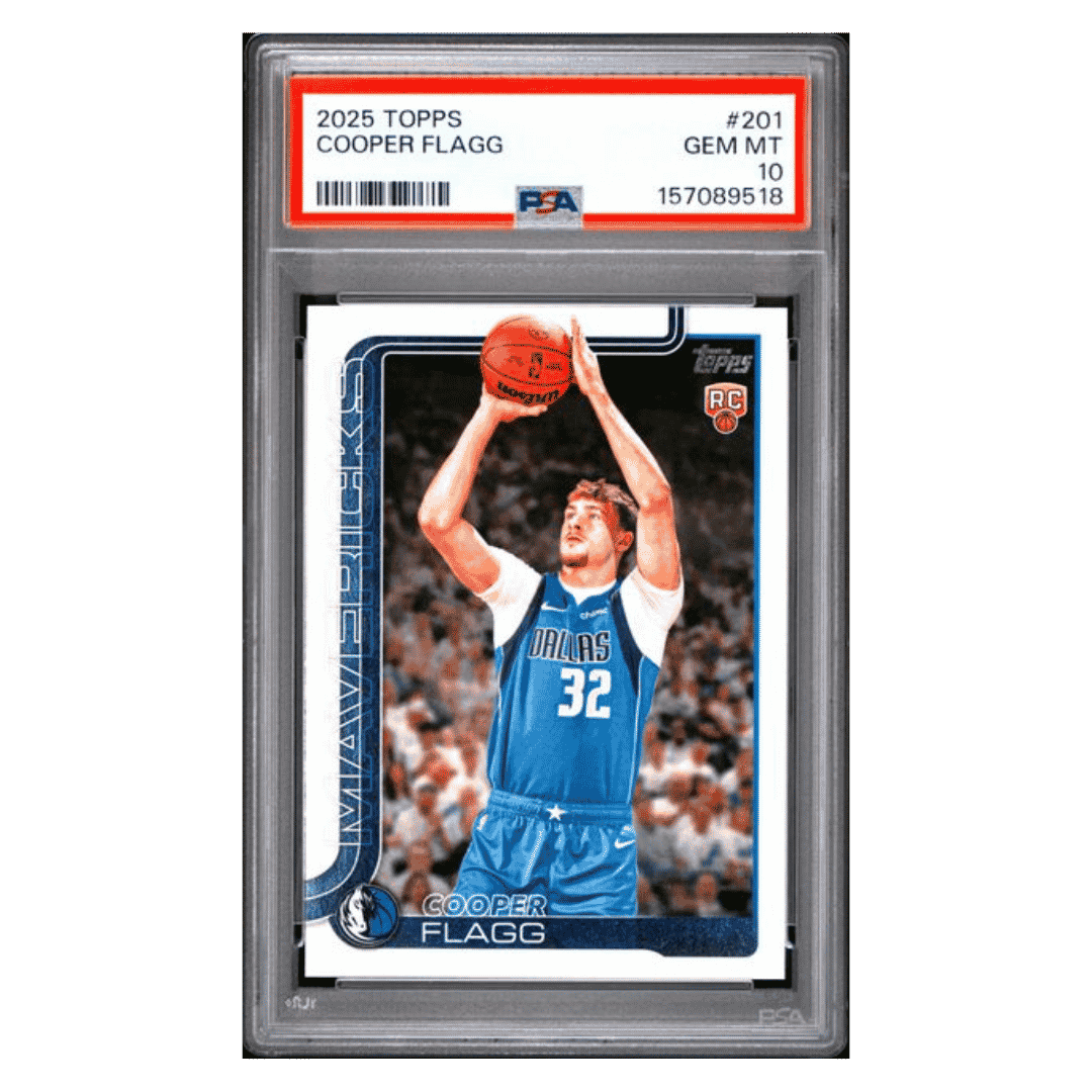 Cooper Flagg PSA 10 2025 Topps Rookie RC Card #201