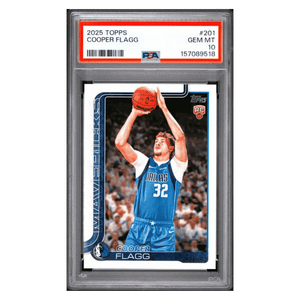 Cooper Flagg PSA 10 2025 Topps Rookie RC Card #201
