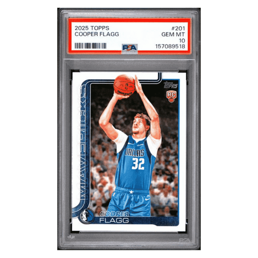 Cooper Flagg PSA 10 2025 Topps Rookie RC Card #201