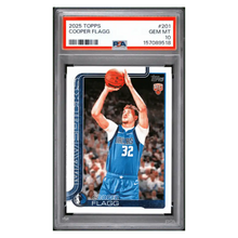 Cooper Flagg PSA 10 2025 Topps Rookie RC Card #201
