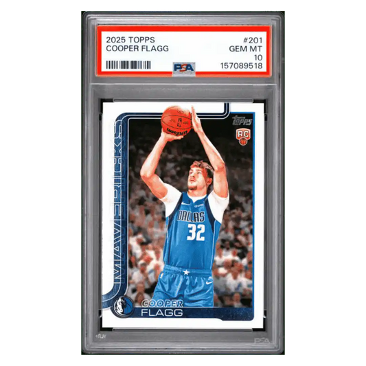 Cooper Flagg PSA 10 2025 Topps Rookie RC Card #201
