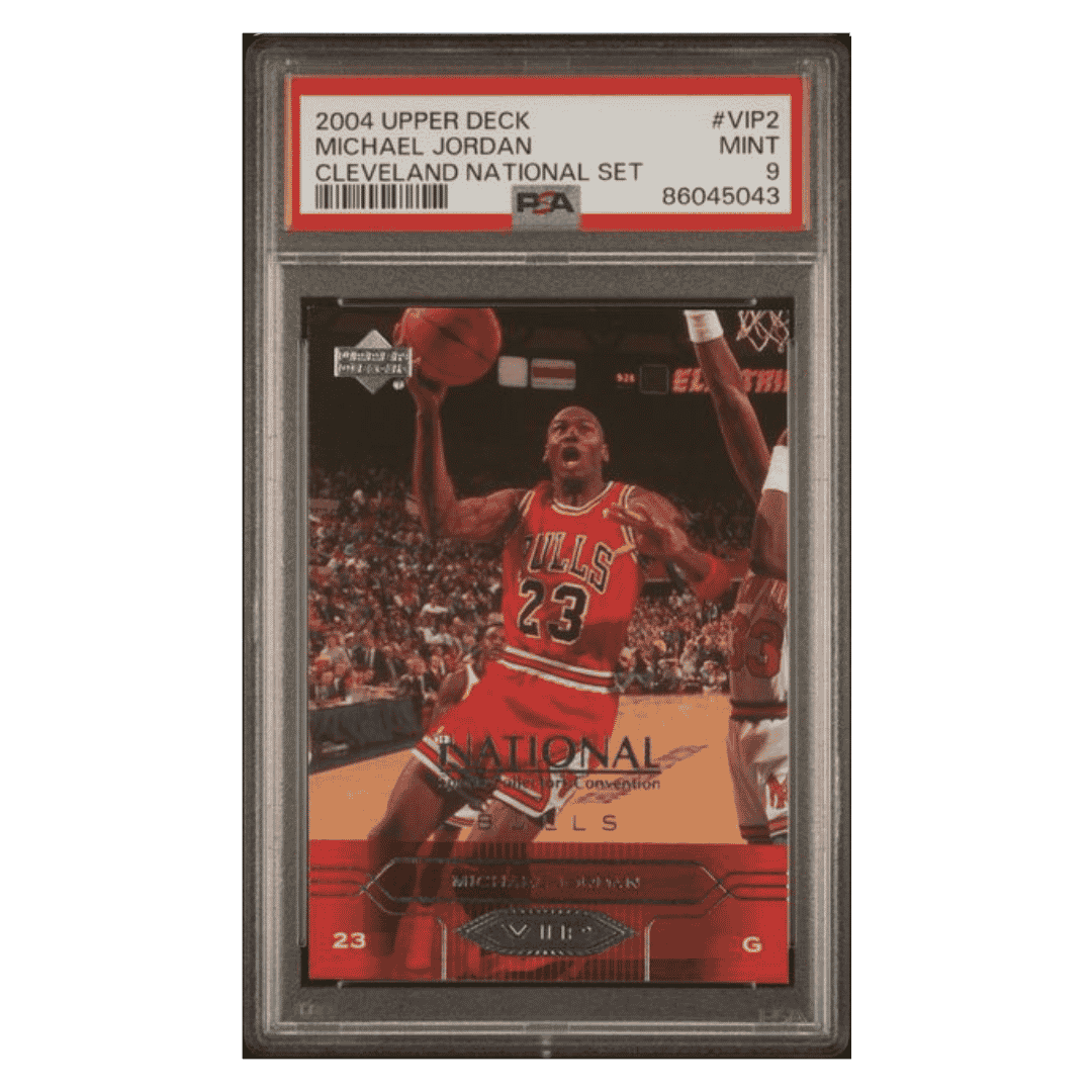 Michael Jordan PSA 9 2004 Upper Deck Cleveland National Set Card #VIP2