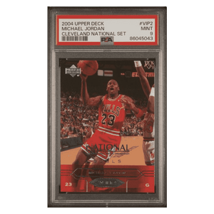 Michael Jordan PSA 9 2004 Upper Deck Cleveland National Set Card #VIP2