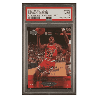Michael Jordan PSA 9 2004 Upper Deck Cleveland National Set Card #VIP2