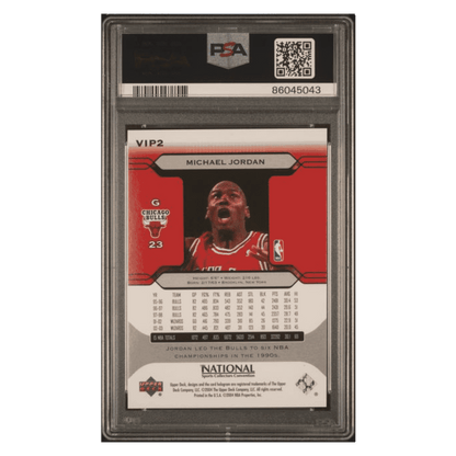 Michael Jordan PSA 9 2004 Upper Deck Cleveland National Set Card #VIP2