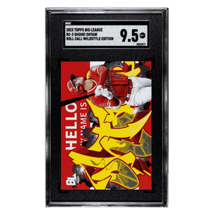 Shohei Ohtani SGC 9.5 2023 Topps Big League Roll Call Wildstyle Edition Card #RC-3