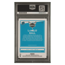 LaMelo Ball PSA 10 2020 Panini Donruss Optic Blue Velocity Rated Rookie Card #153