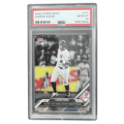 Aaron Judge PSA 10 2024 Topps Now Card #117