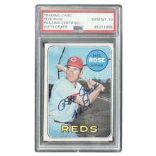 Pete Rose 1968 Topps Autograph Card #120
